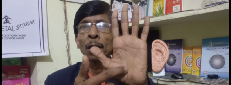 In class, I explained organ plotting on the hands.