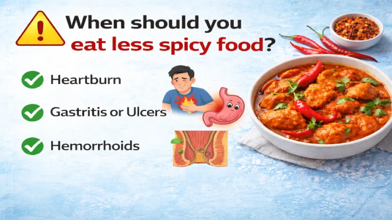 When should you eat less spicy food including heartburn gastritis ulcers and hemorrhoids symptoms guide